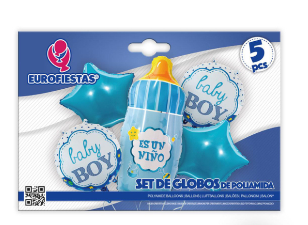 Set de globos baby boy