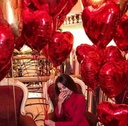 Globo Corazón Rojo 45cm