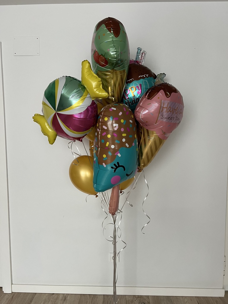 Ramillete globos helados
