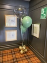 Ramillete Globo XL + Globo Burbuja Confetti