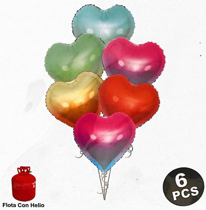 Conjunto de 6 globos