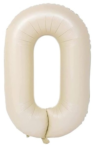 Número 0 - Crema 100cm