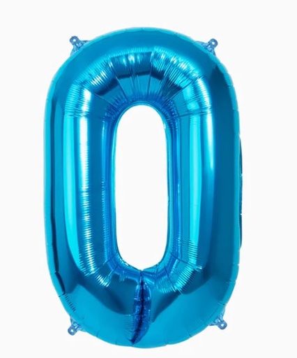 Número 0 - Azul Eléctrico 100cm
