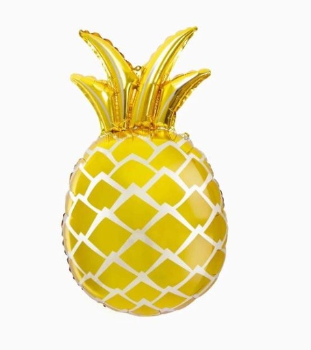 Globo de foil - piña dorada