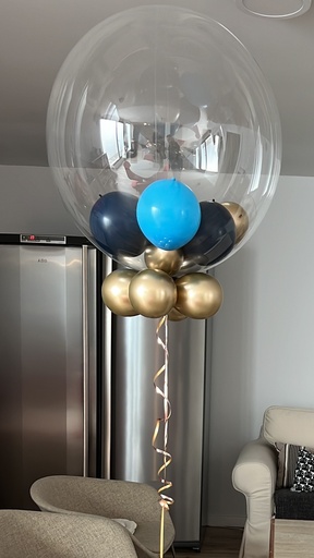 Globo Burbuja relleno 60cm