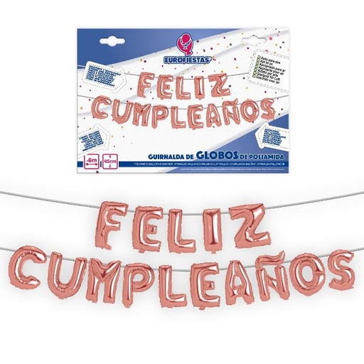 Guirnalda de Globos - FELIZ CUMPLEAÑOS