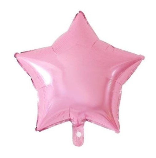 Globo Estrella Rosa 60cm