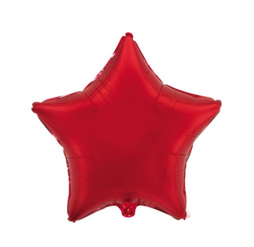 Globo Estrella Roja - 25cm