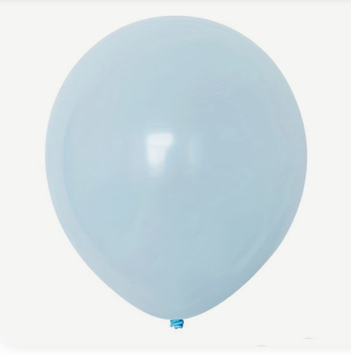 Globos látex - Azul Pastel - 45cm