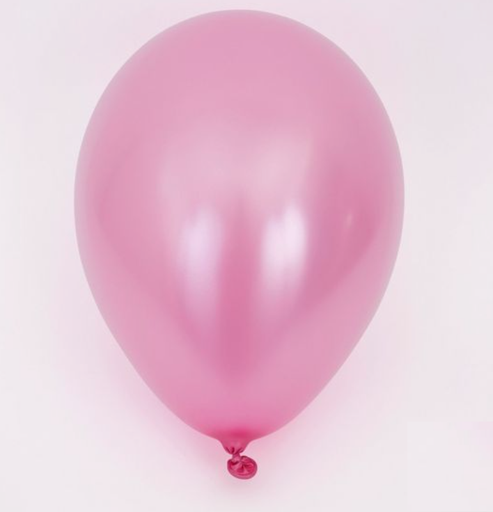 Globos látex - Rosa Metalizado