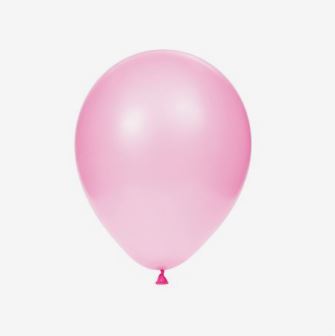 Globos látex - Rosa Metalizado - 12cm