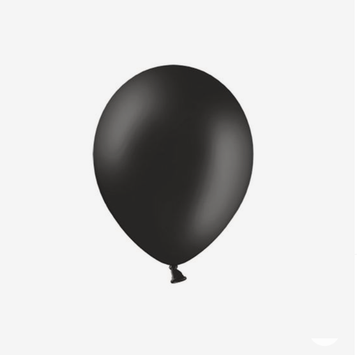 Globos látex - Negro - 12cm