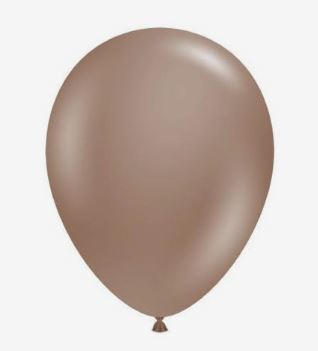 Globos látex - Marrón - 45cm