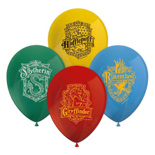 Pack 4 globos látex - Harry Potter