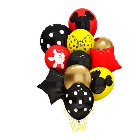 Conjunto de 11 Globos - Mickey