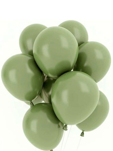 Globos látex - Verde Aguacate