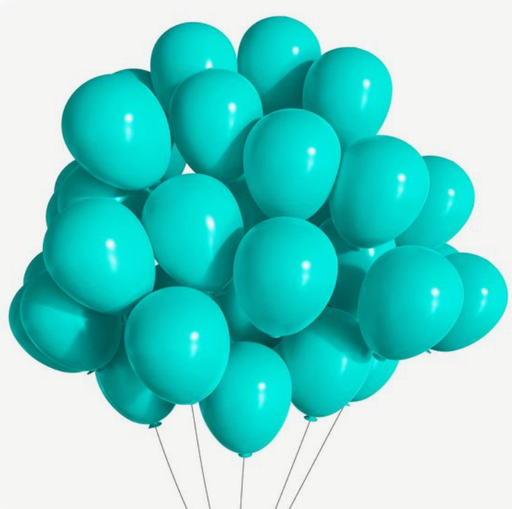 Globos látex - Azul Tiffany