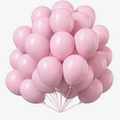Globos látex - Rosa Pastel