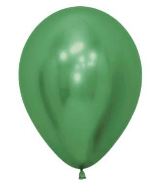 Globos látex - Verde Metalizado