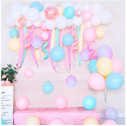 Set guirnalda tono pasteles DIY