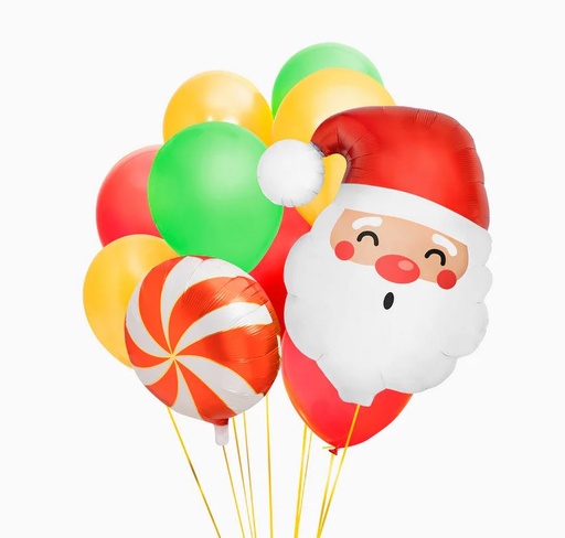 Set de Globos Papá Noel