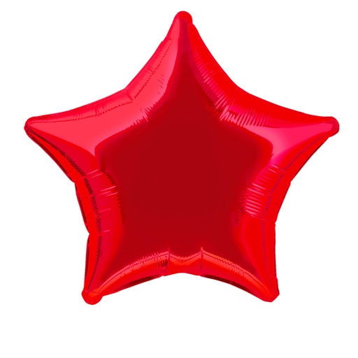 Globo Estrella Roja 40cm