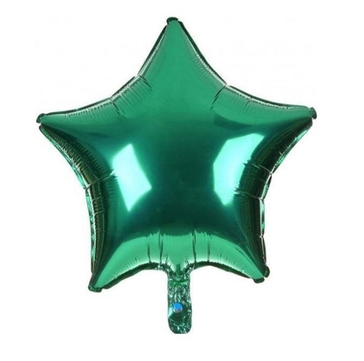 Globo Estrella Verde 50cm